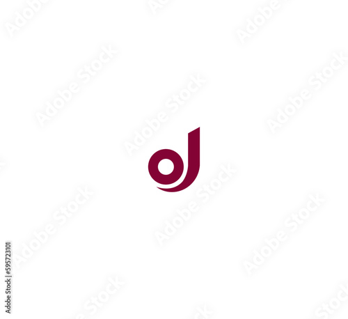 Letter D logo icon design template elements