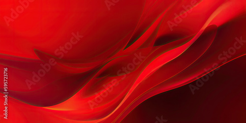 Abstract red background. Generative AI