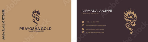 Double-sided Modern Business Card - Creative and Clean Business Card Template. Portrait and landscape orientation. Horizontal and vertical layout. Vector illustration.