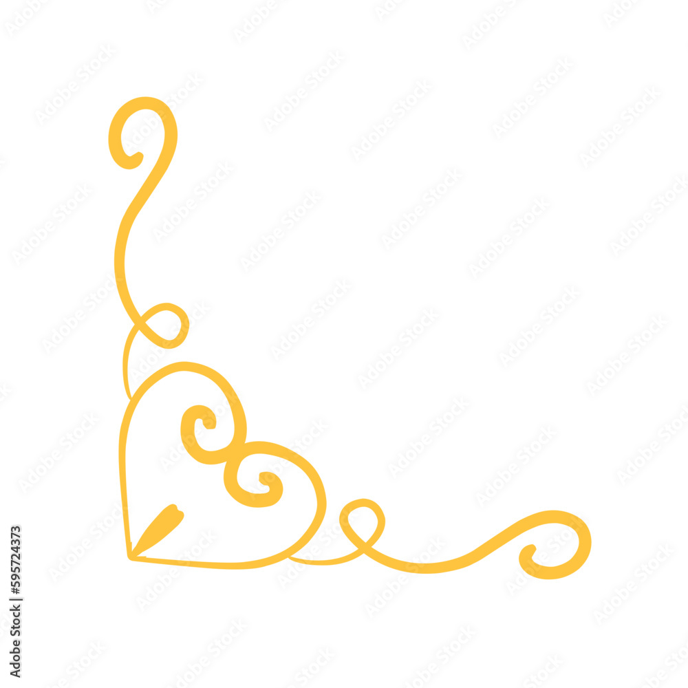 Gold Corner Border