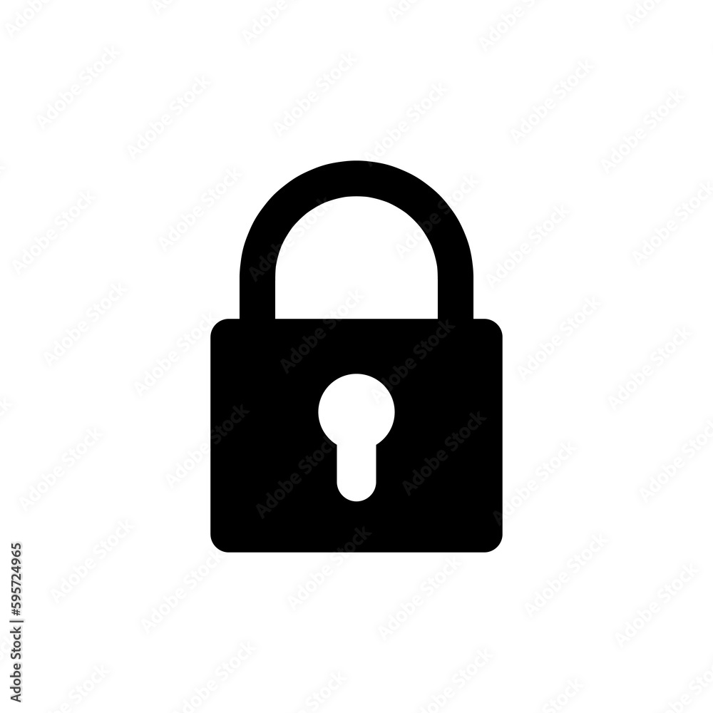 lock icon vector. Simple padlock sign for app and site..eps lock icon vector. Simple padlock sign for app and site..eps