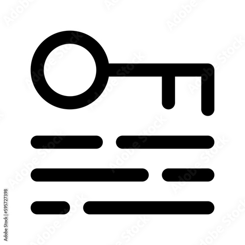 keyword icon