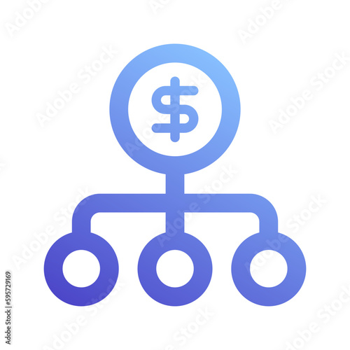 affiliate gradient icon