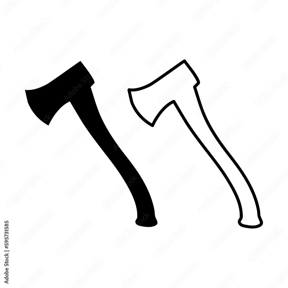 axe icon vector illustration on white background..eps axe icon vector illustration on white background..eps