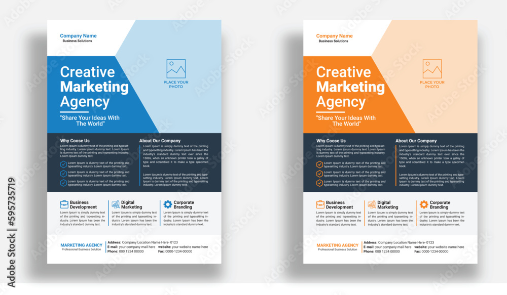 Corporate Business Flyer Template, Business Flyer Design, Corporate Flyer, a4 Flyer	
