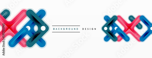 Cross line background minimal geometric template. Design for wallpaper, banner, background, landing page, wall art, invitation, prints, posters