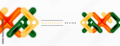 Cross line background minimal geometric template. Design for wallpaper, banner, background, landing page, wall art, invitation, prints, posters