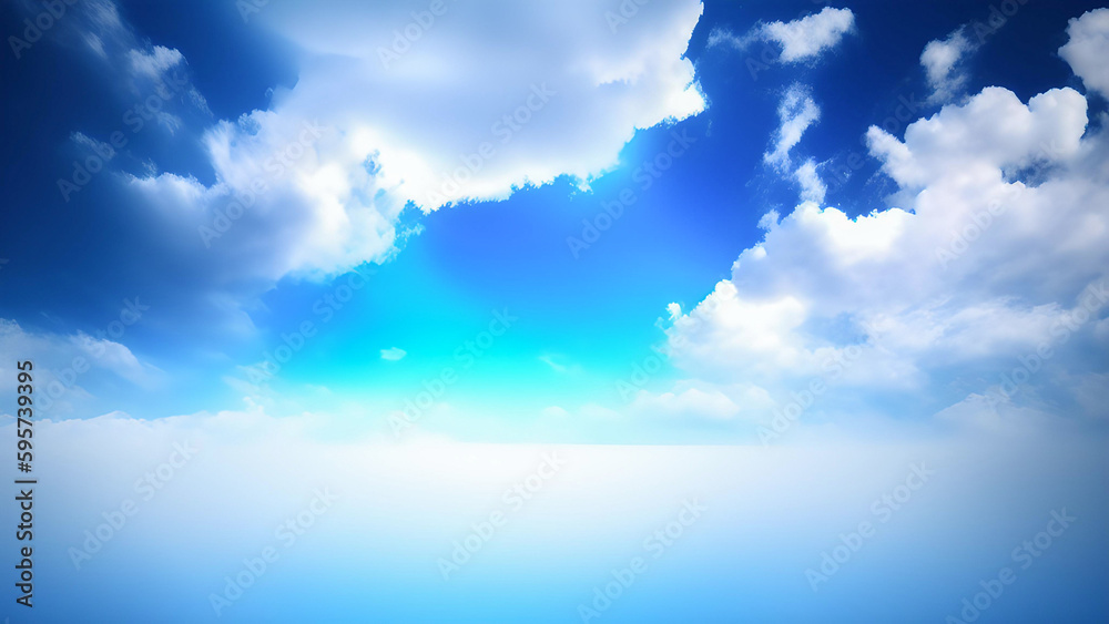 Blue Abstract Watercolor shades blurry and defocused Cloudy Sky Background, background texture material Blue Abstract Watercolor shades blurry and defocused Cloudy Sky Background, background texture material