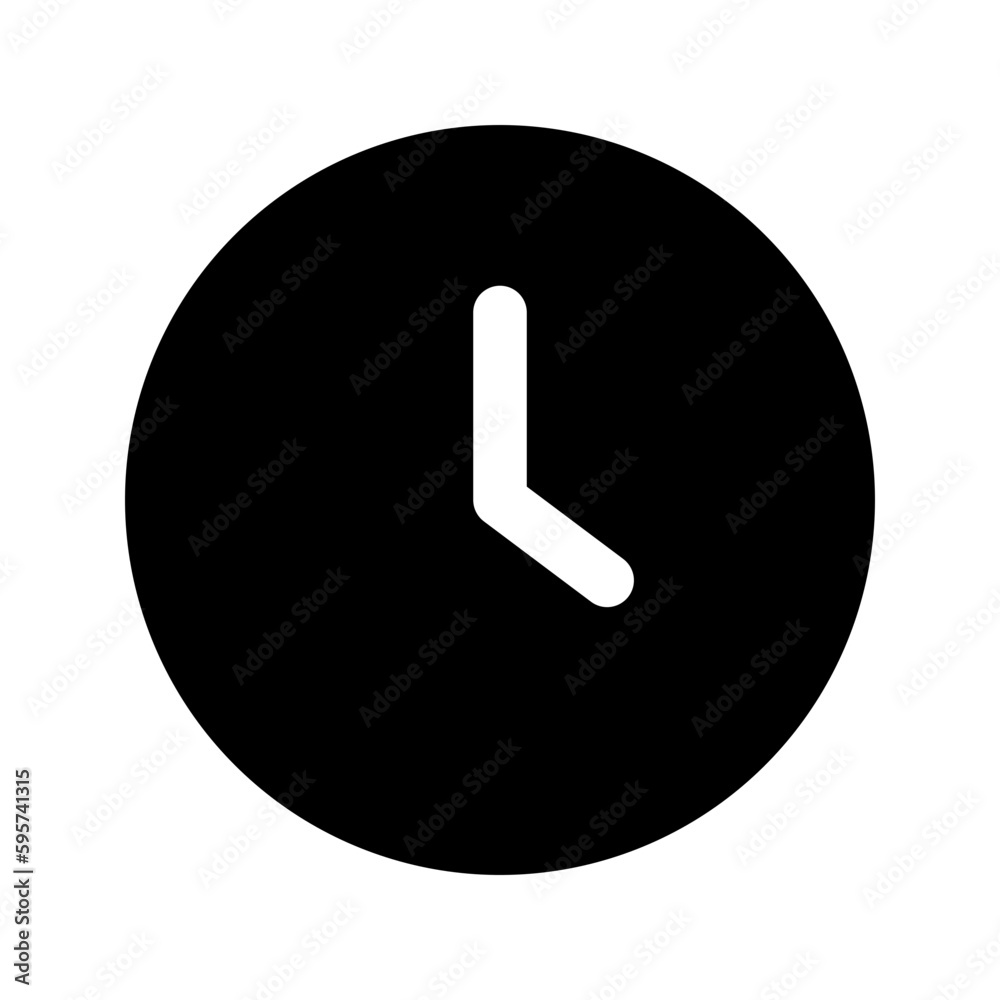 clock glyph icon clock glyph icon