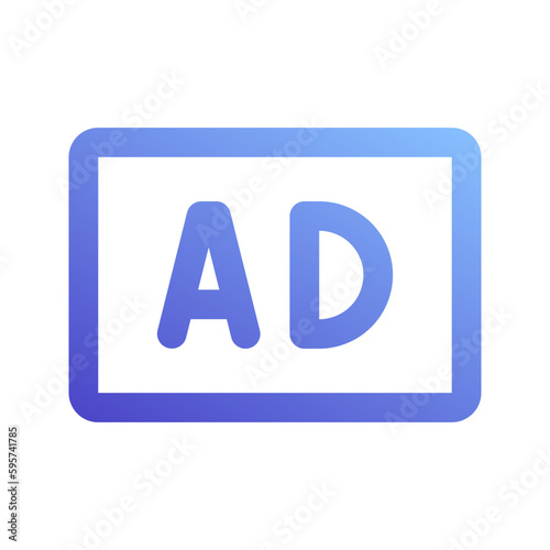 ads gradient icon