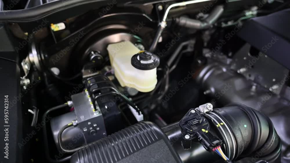 custom made wallpaper toronto digitalA Tight Shot of the Details of Off-Roading Truck Engine room