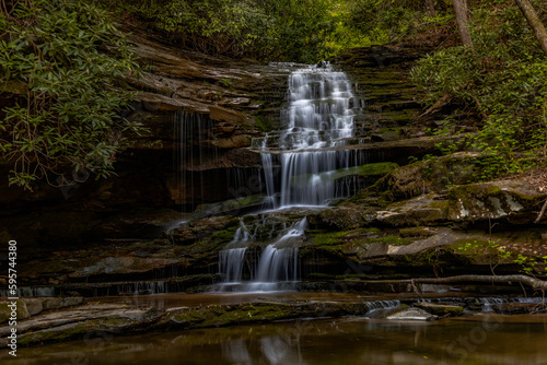Waterfall in the New River Gorge photo