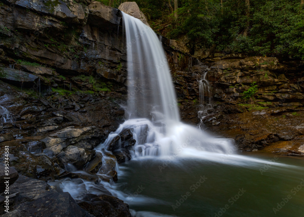 Waterfall in the New River Gorge