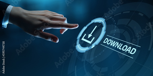 Download Data Storage Business Technology Network Internet Concept