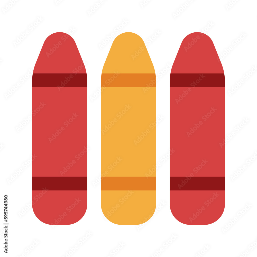 crayon flat icon crayon flat icon