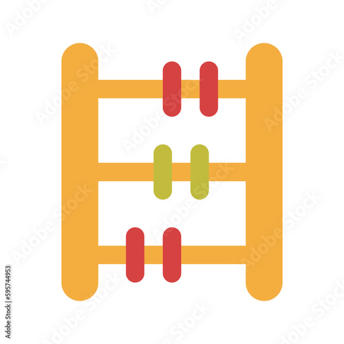 abacus flat icon