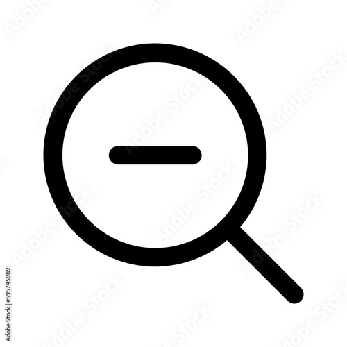 zoom out icon