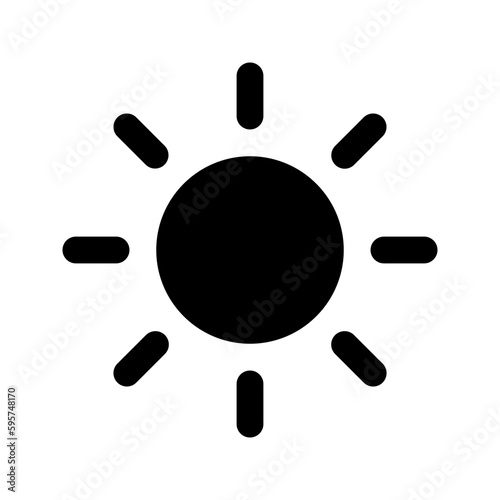 brightness glyph icon