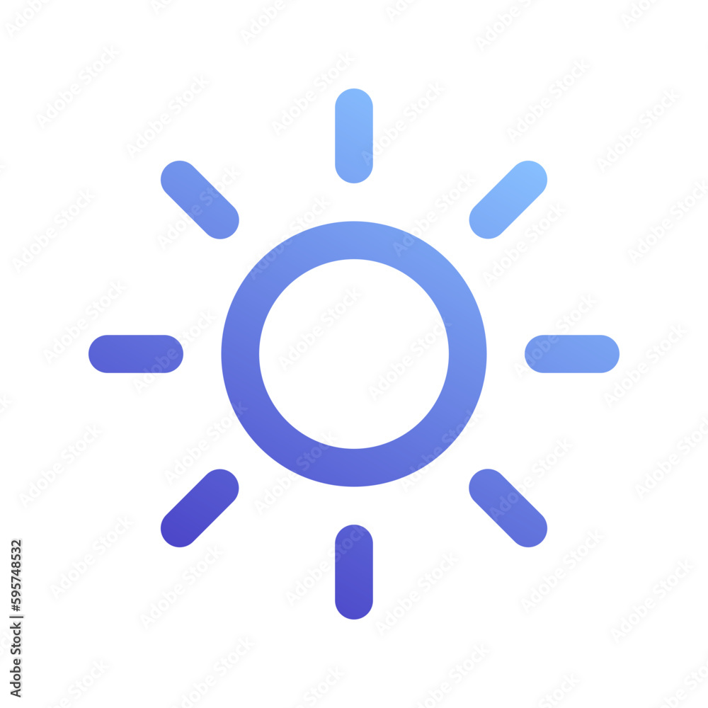 brightness gradient icon brightness gradient icon