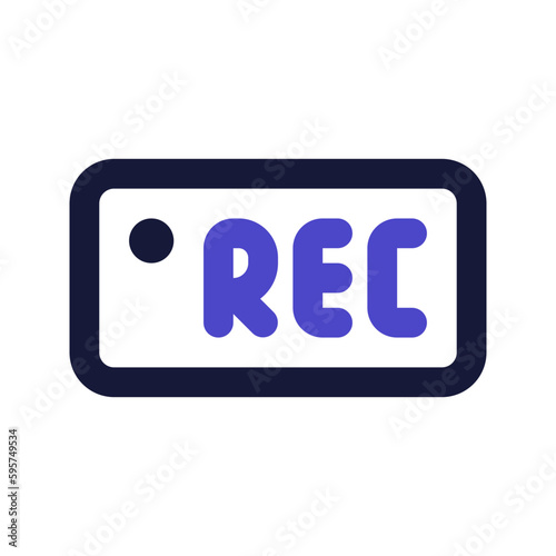 rec line color icon