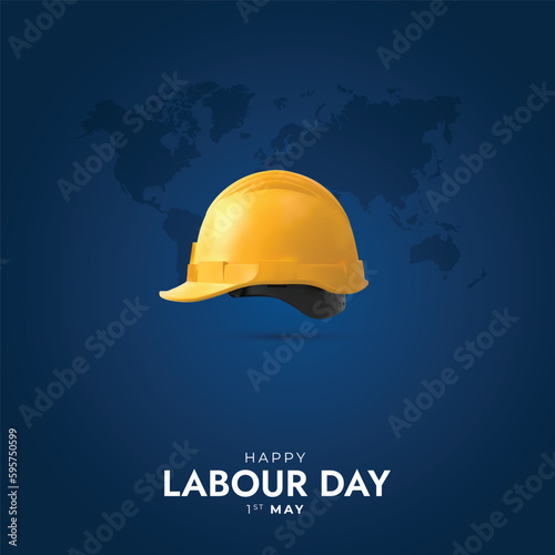 International Labor Day, Happy Labour Day Social media Post