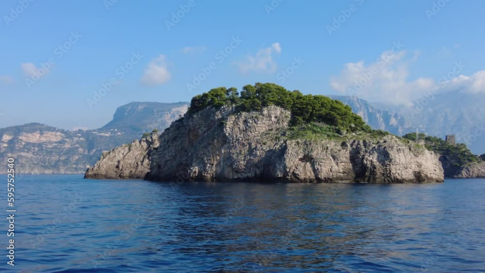 View Of Cliffs And Rock Formations, Amalfi Coast In Italy - POV View Of Cliffs And Rock Formations, Amalfi Coast In Italy - POV