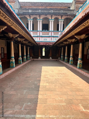 Heritage houses of chettinadu,Tamilnadu,India