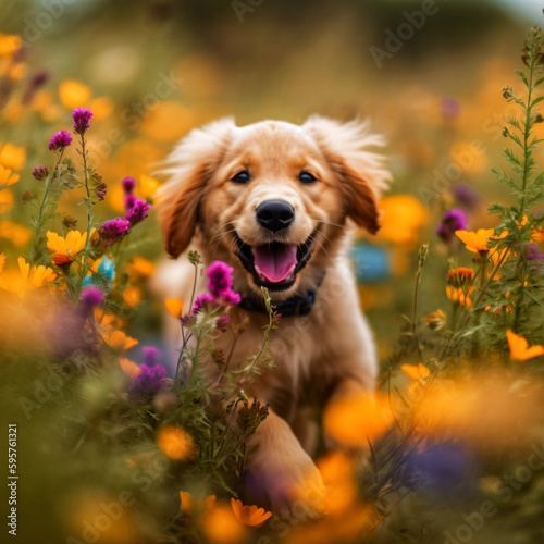 Cute golden retriever puppy | face of innocence 