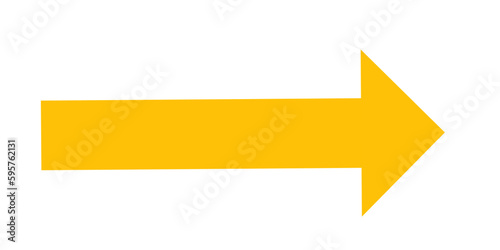 Yellow right arrow icon 