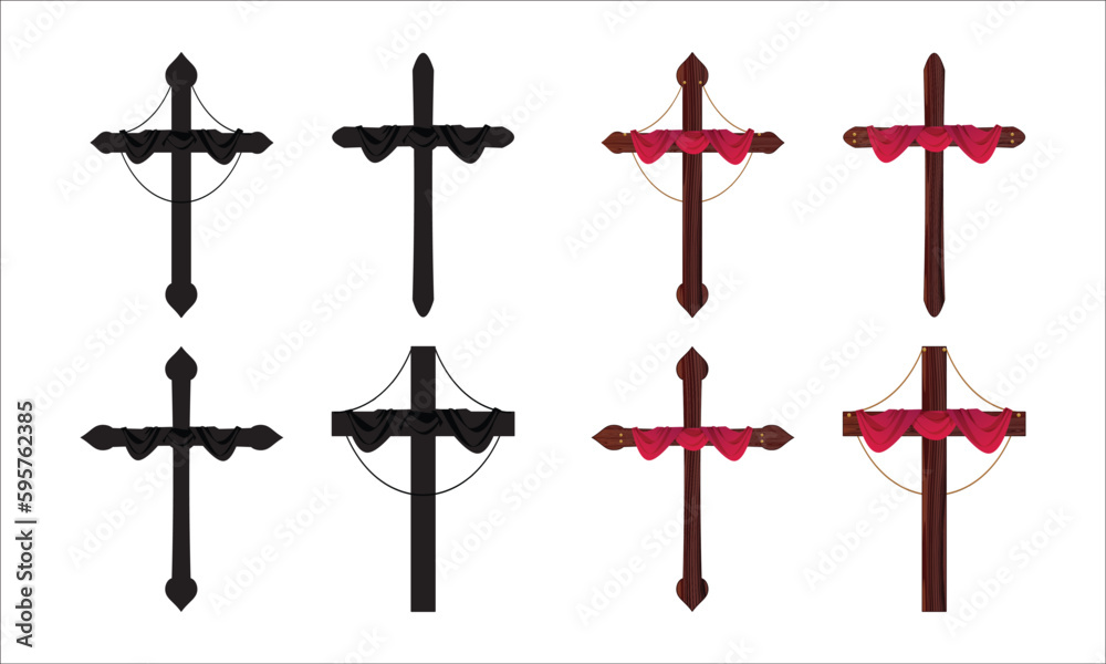 Fototapeta premium ascension day of jesus vector