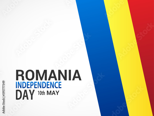 Independence day Romania, Vector background. National day.