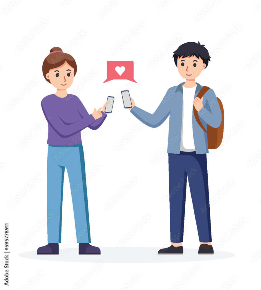 people using smartphone isolated vector illustration
people using smartphone isolated vector illustration