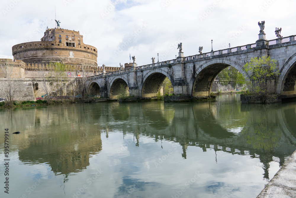 roman bridge over the river