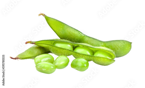 edamame green beans isolated on transparent png