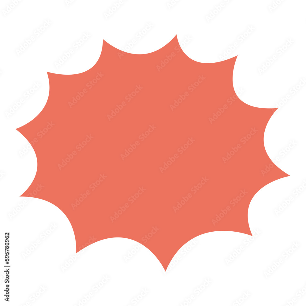 Fototapeta premium Explosion Shape