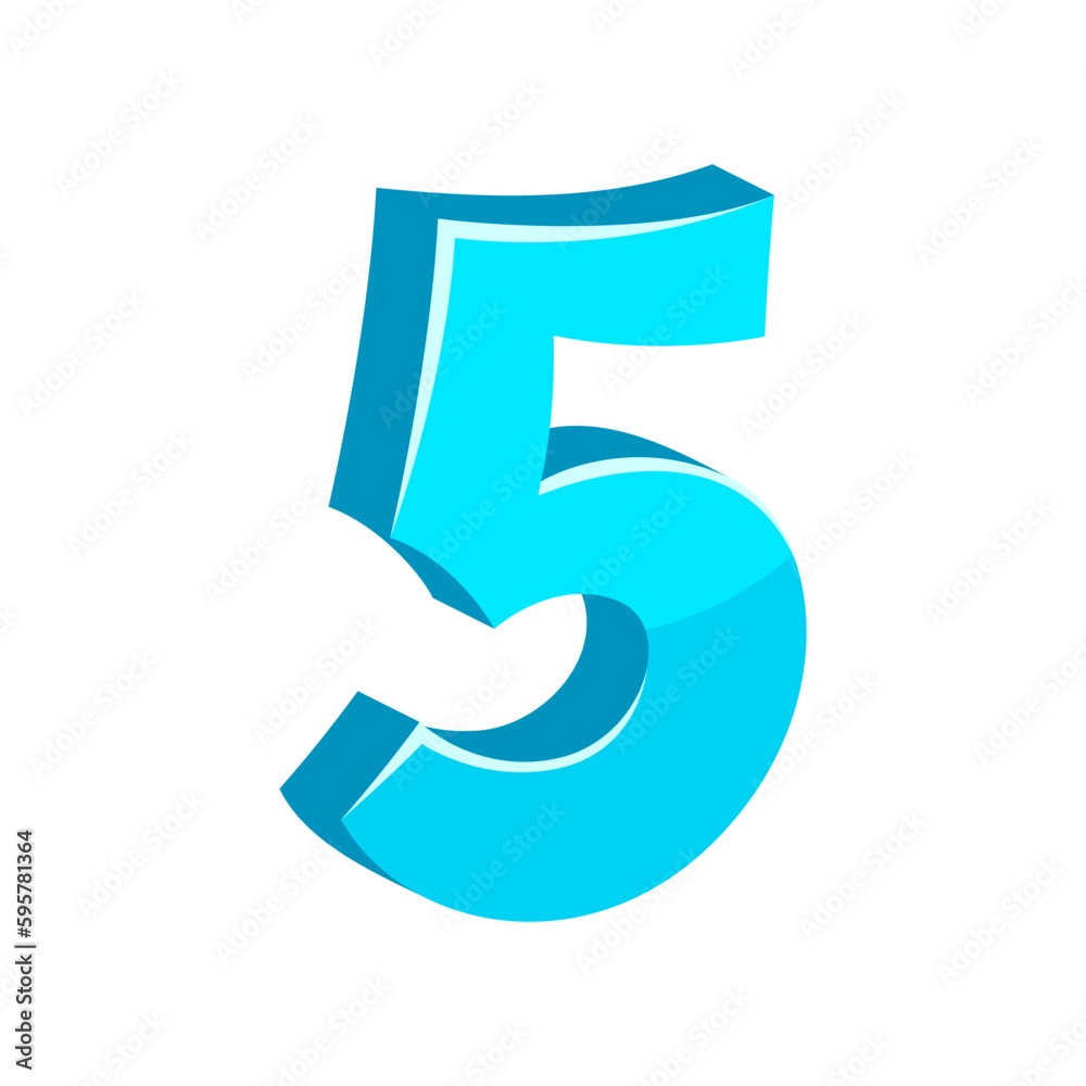 Illustration of number one. Image for design in cartoon style. Illustration of number one. Image for design in cartoon style.