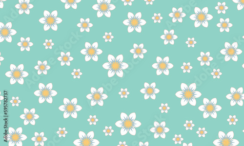 Modern abstract floral pattern flower design