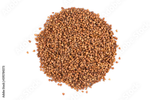 Pile of buckwheat seeds