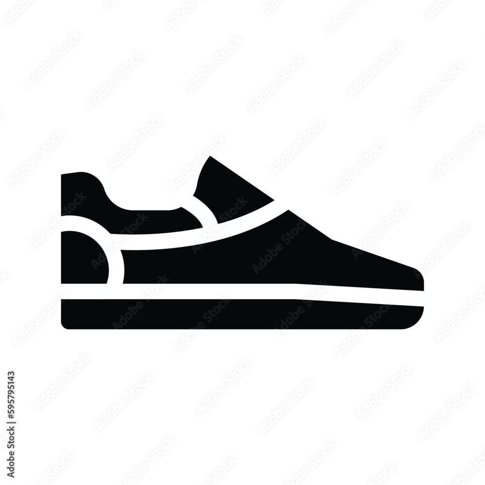 shoes glyph icon illustration vector graphic shoes glyph icon illustration vector graphic