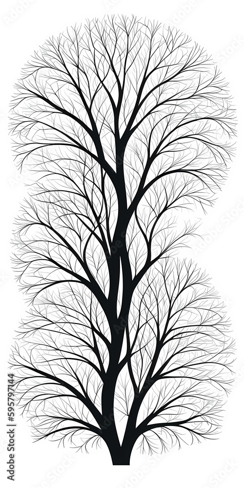 Obraz premium Abstract vertical wallpaper background Generative AI