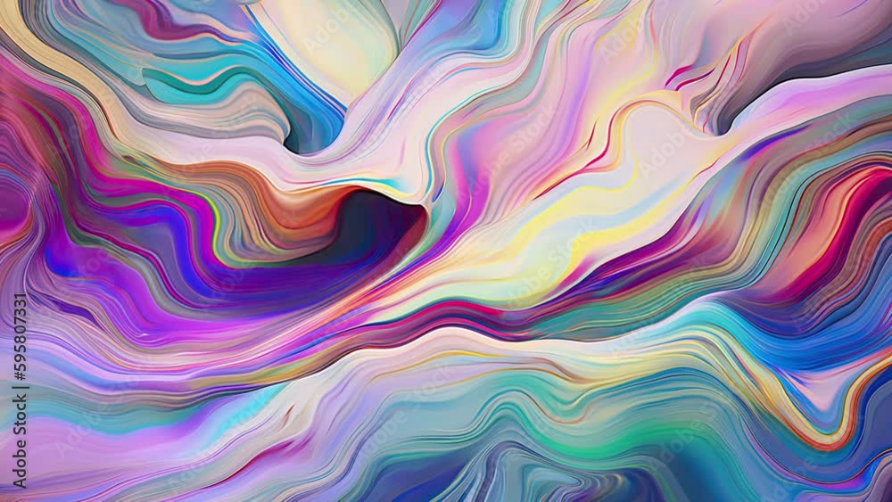 Beautiful liquid video background with pastel color psychic waves and flowing, slowly moving fluid texture, high detailed texture Beautiful liquid video background with pastel color psychic waves and flowing, slowly moving fluid texture, high detailed texture