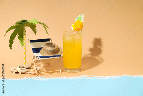 Drinks, fresh summer drink for refreshing, summer vibes concept © Atlas