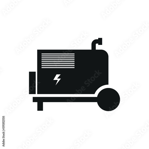 generator icon on white background