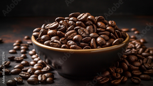 coffee beans, Generated AI