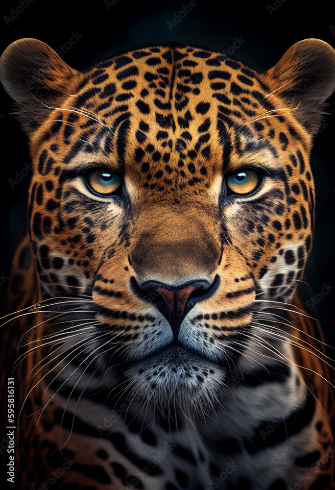 Obraz premium portrait of a Jaguar - Rain Forest Animal | Beautiful Jaguar