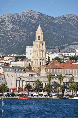 Split, a city in Croatia, old town, monuments, architecture, view, travel, landscape, europe, holiday, 