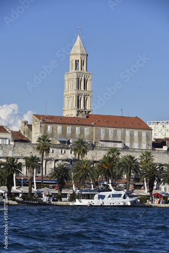Split, a city in Croatia, old town, monuments, architecture, view, travel, landscape, europe, holiday, 