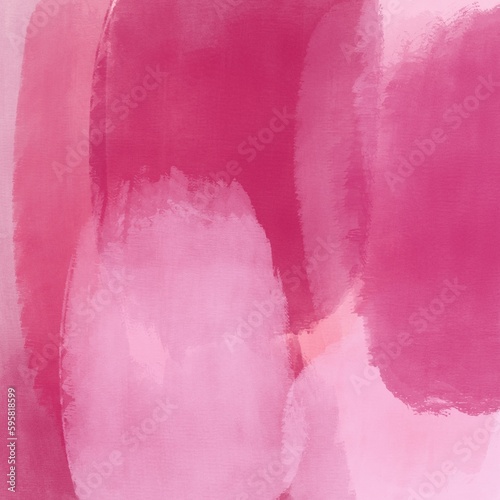 Red Pink Gouache Abstract Painting Background