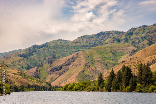 Winding River of Hells Canyon National Recreation Area