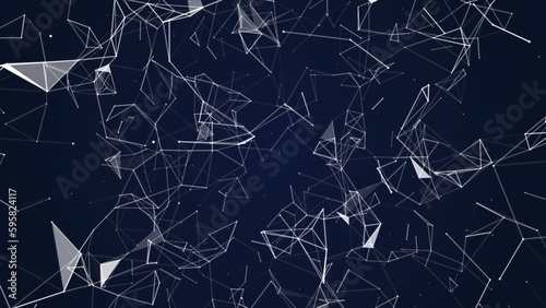 Billede på lærred Abstract background of geometric shapes